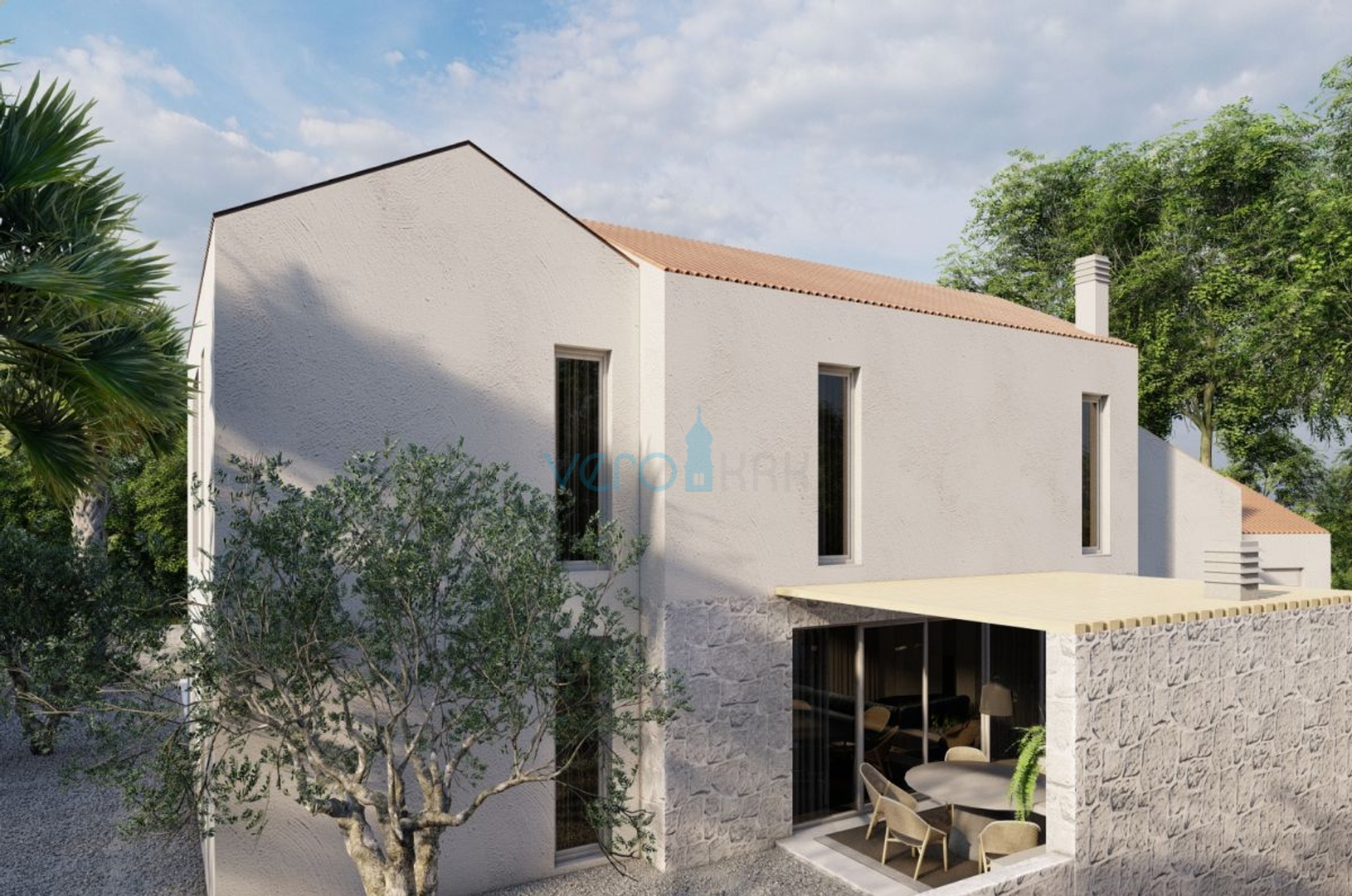 Vrbnik, surroundings, Building land 757 with submitted documentation, for sale